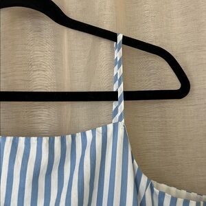 Free Assembly blue and white striped sundress, xl